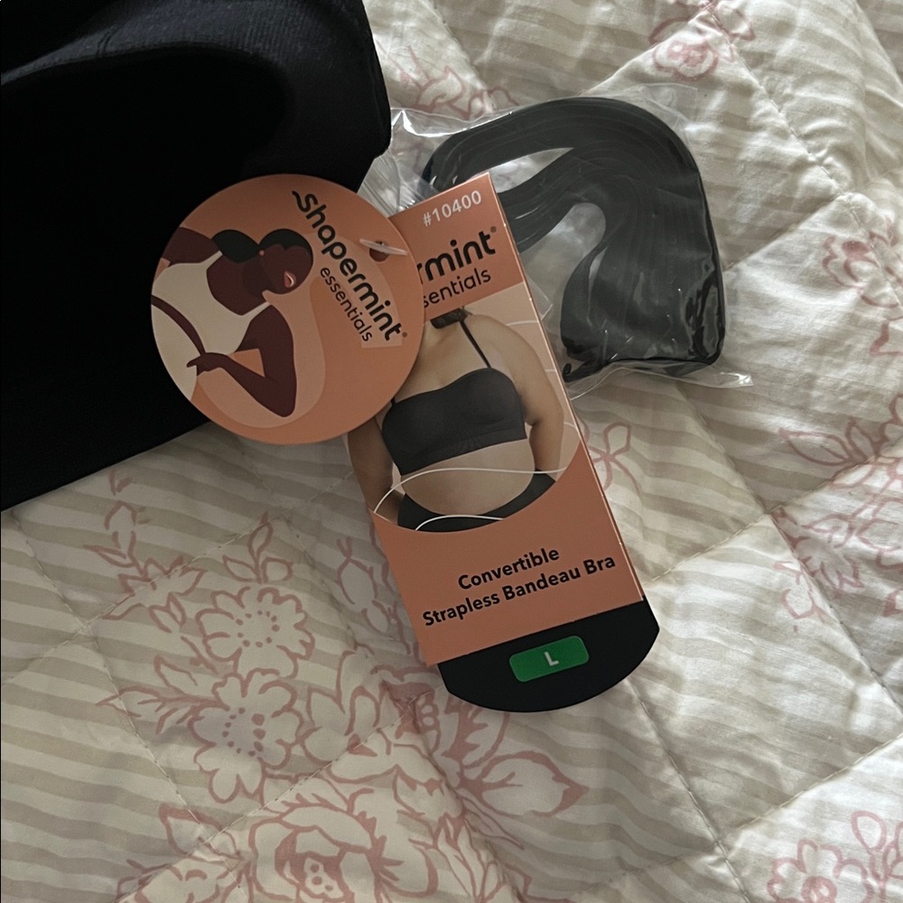 NWT Shapermint Essentials Black Bandeau - Picture 4 of 5